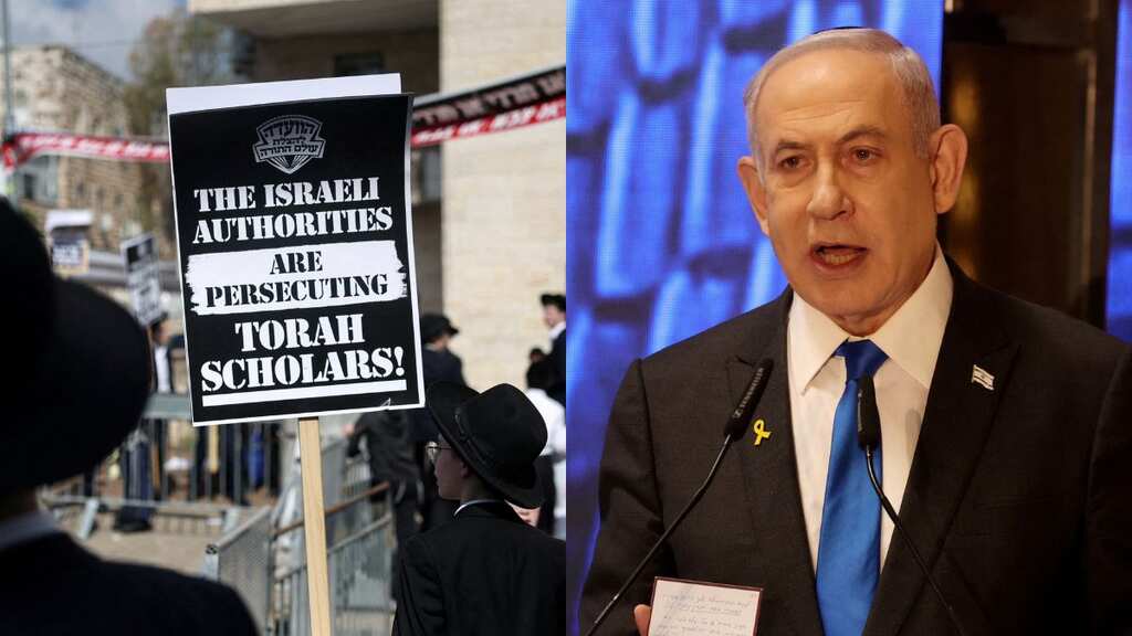 Netanyahu proposes gradually increasing ultra-Orthodox Jew drafting in army