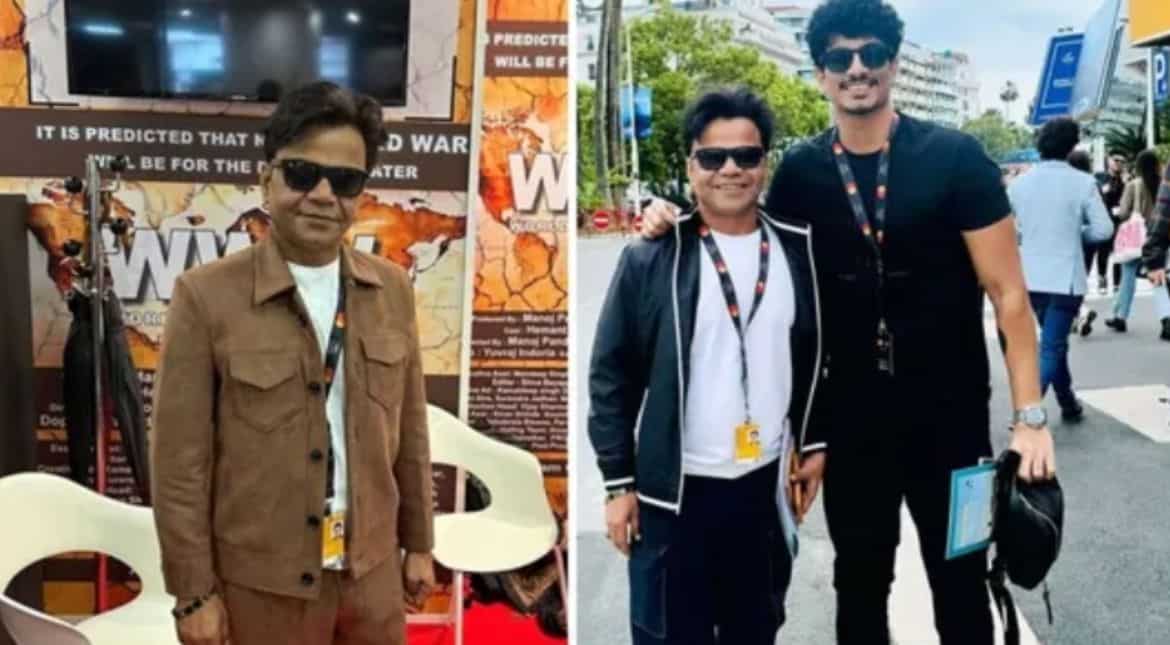 Indian actor Rajpal Yadav makes his debut at Cannes 2024 Indian actor Rajpal Yadav makes his debut at Cannes 2024