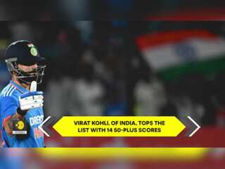 T20 World cup: Batters with most 50+ Scores in Men's T20 World Cup