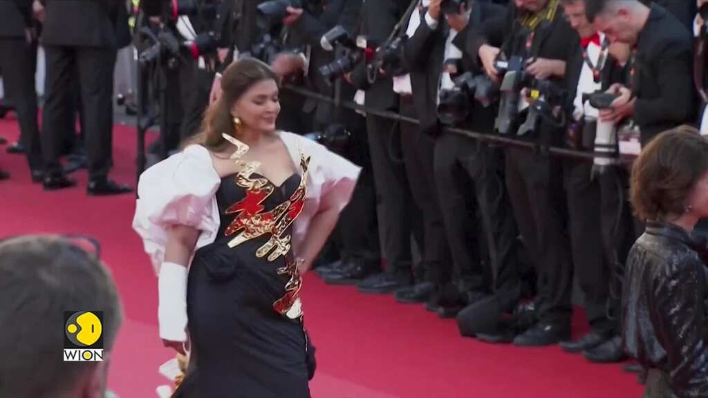 Cannes 2024: Aishwarya Rai Bachchan dazzles in black & gold butterfly dress