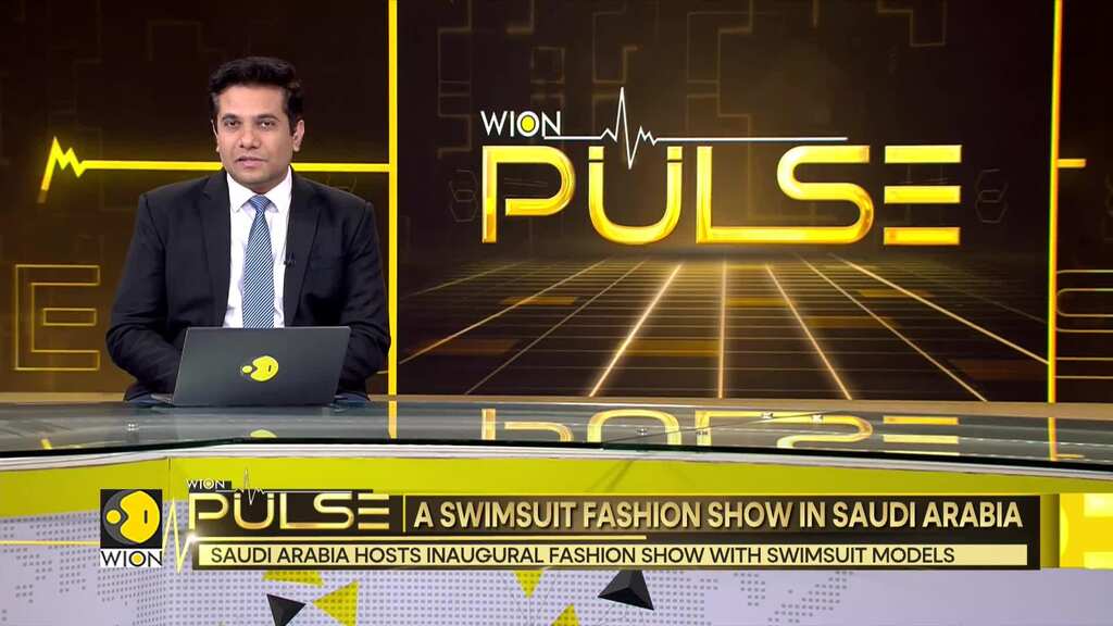 Saudi Arabia hosts inaugural fashion show with swimsuit models