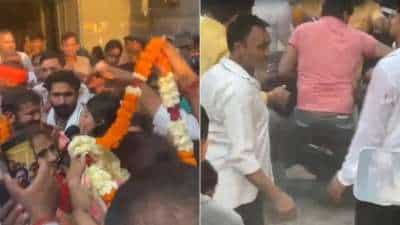 Video: Congress' Kanhaiya Kumar thrashed during campaigning, blames 'BJP's goons' for attack