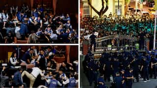 Watch: Amid clashes in parliament, Taiwanese lawmaker snatches bill, runs away to stop its passage
