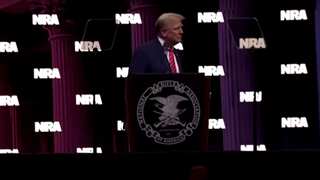Trump receives endorsement from NRA as he pledges to ‘roll back’ Biden’s gun policies