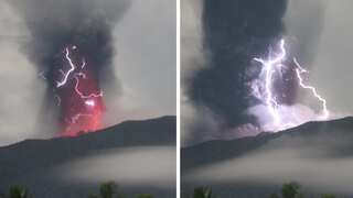 Mount Ibu: Eruption of volcano on Indonesian island prompts evacuation of seven villages