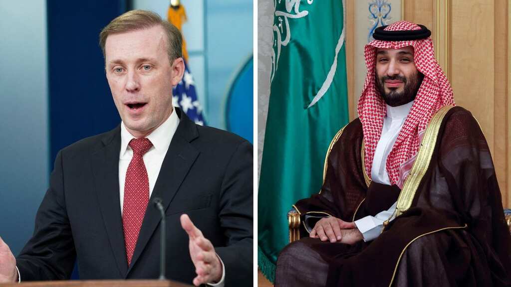 Saudi crown prince and US national security adviser discuss ‘semi-final’ version of security deal