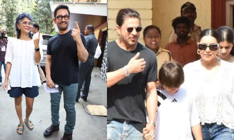 Shah Rukh Khan, Aamir Khan cast vote in Lok Sabha Elections 2024