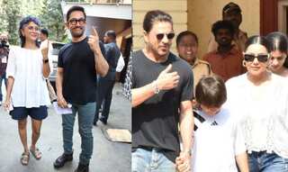 Shah Rukh Khan, Aamir Khan cast vote in Lok Sabha Elections 2024