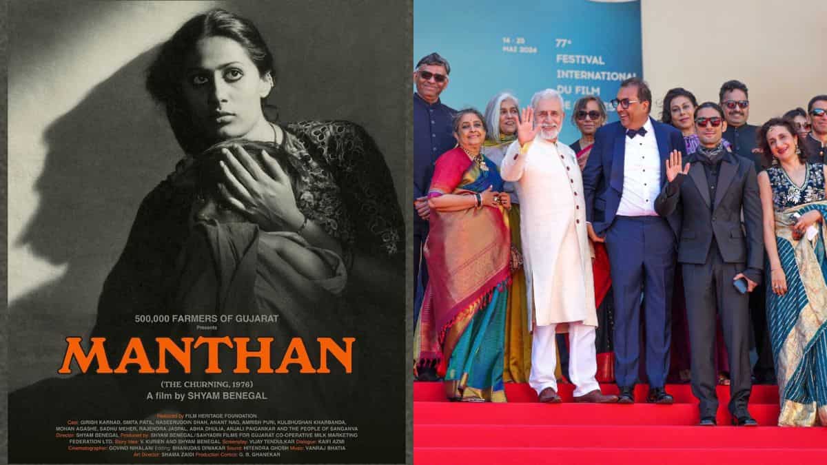 Shyam Benegal’s restored version of Manthan gets 5-minute standing ovation at Cannes