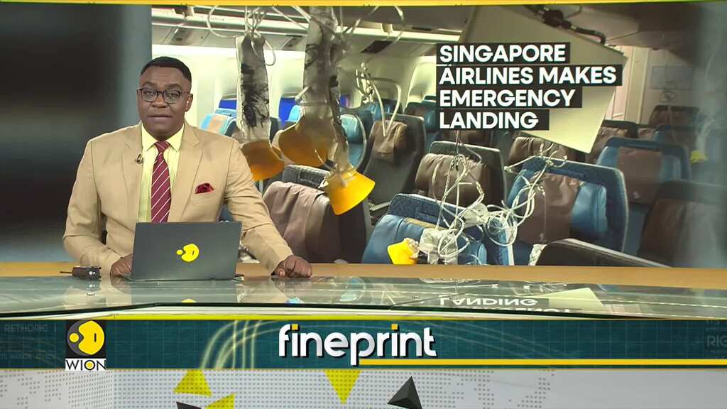 Singapore Airlines flight dropped 6000 feet in turbulence makes emergency landing