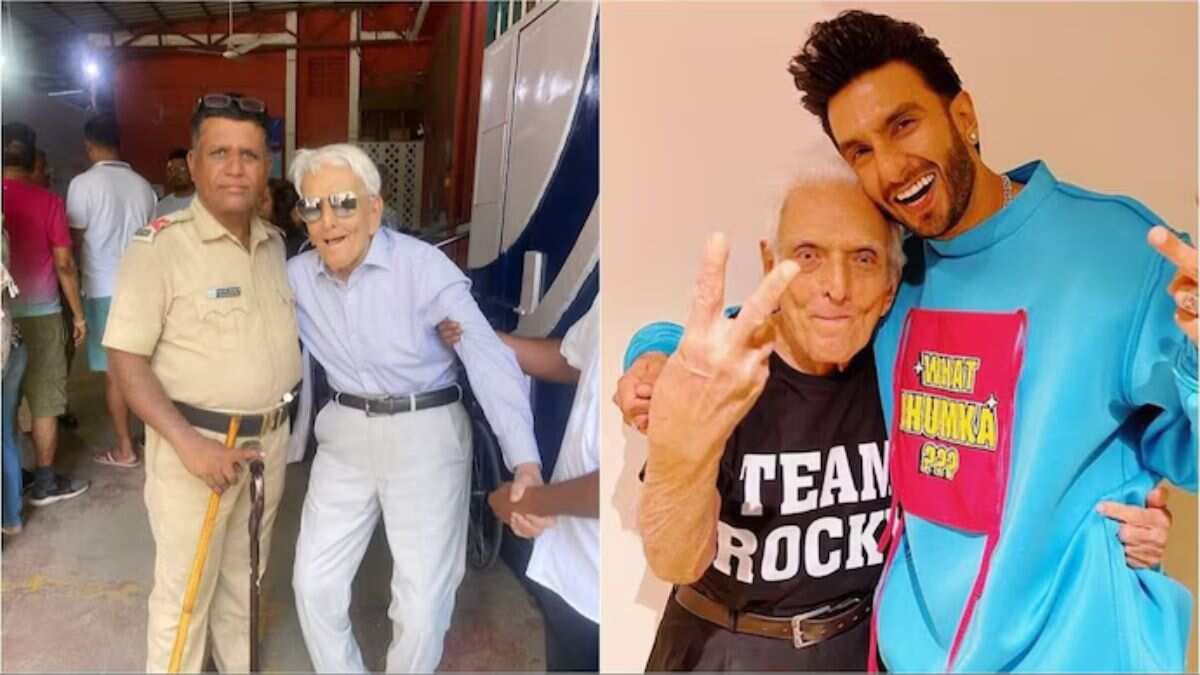 Ranveer Singh reveals his 93-year-old ‘rockstar nana’ braved Mumbai heat to cast his vote Ranveer Singh reveals his 93-year-old ‘rockstar nana’ braved Mumbai heat to cast his vote