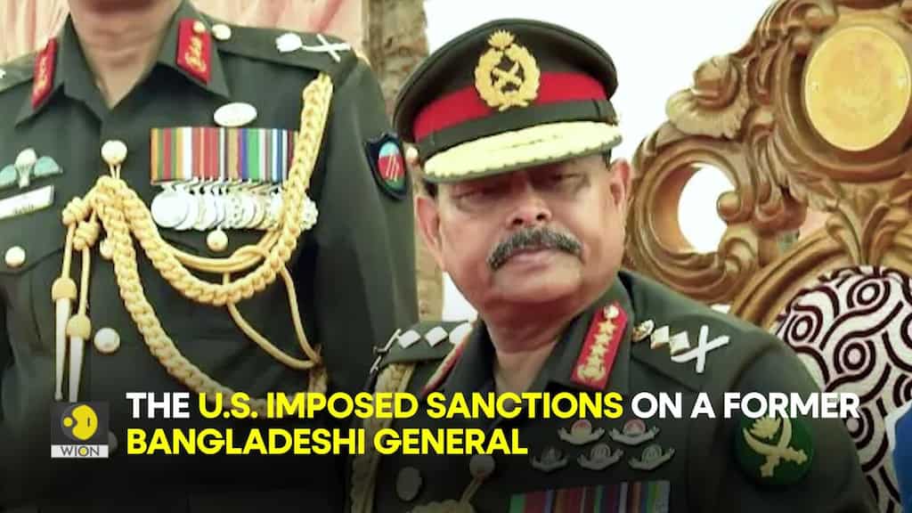 Why did US impose sanctions on the former Bangalesdhi General?
