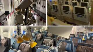 WATCH: Aftermath of severe turbulence on Singapore flight, dramatic 6,000-feet drop in 5 mins