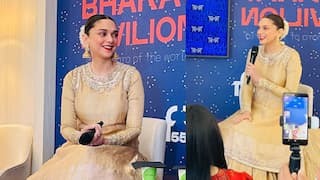 Cannes 2024: Aditi Rao Hydari glows in golden look in her first appearance at the festival