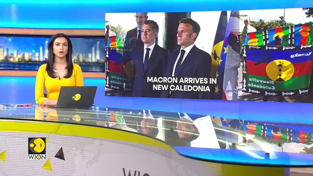 New Caledonia protesters, police spar ahead of Macron visit