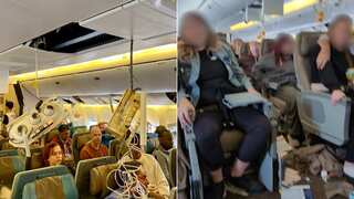Singapore flight turbulence: Passengers suffered skull, brain and spinal injuries