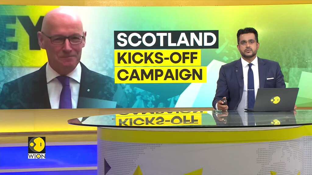 UK PM Rishi Sunak meets Scotland's Conservative leader Douglass Ross before early elections