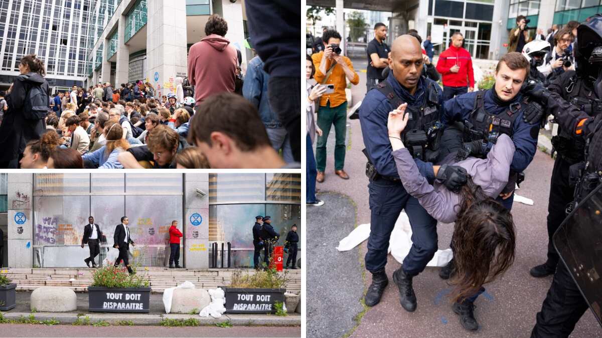 More than 170 climate activists arrested amid protests targeting TotalEnergies More than 170 climate activists arrested amid protests targeting TotalEnergies