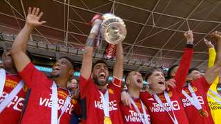 Manchester United outplay arch-rivals City to clinch 13th FA Cup title at Wembley