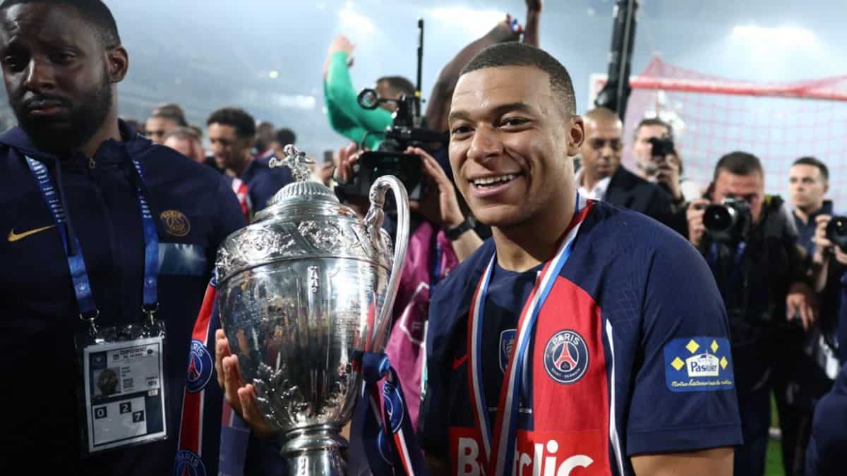 PSG clinch win against Lyon in French Cup final as Mbappe leaves club with ‘head held high’