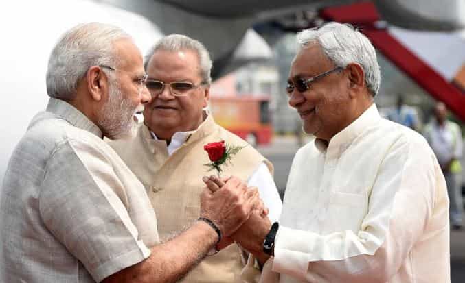 Watch: BJP ally Nitish Kumar goofs up, wishes PM Modi becomes ‘CM again’