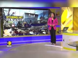 US: tornadoes & storms hit Texas, Arkansas, Oklahoma