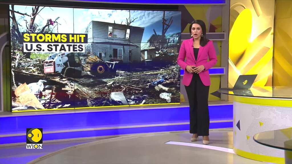US: tornadoes & storms hit Texas, Arkansas, Oklahoma
