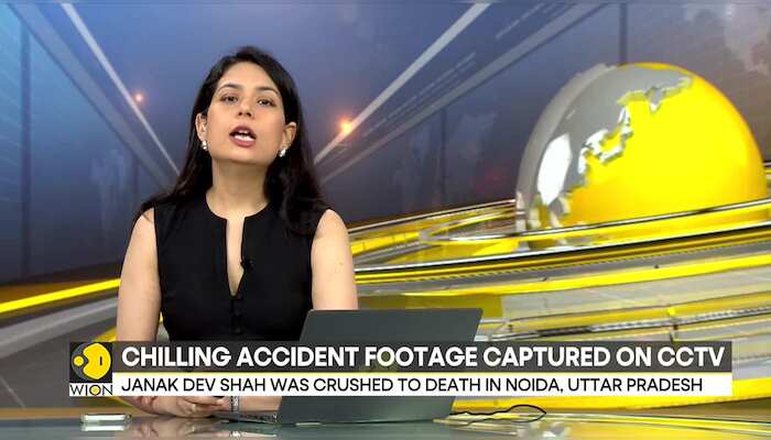 Noida Hit and Run case: Audi car rams into elderly man on morning walk, accident captured on CCTV