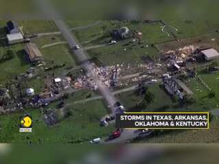 US: Tornadoes & storms hit Texas, Arkansas, Oklahoma