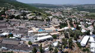 Jewish pilgrims and police clash at restricted Mount Meron in Israel