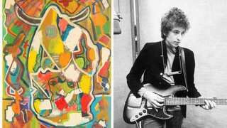 Bob Dylan's rare painting sold for $196,156 at auction