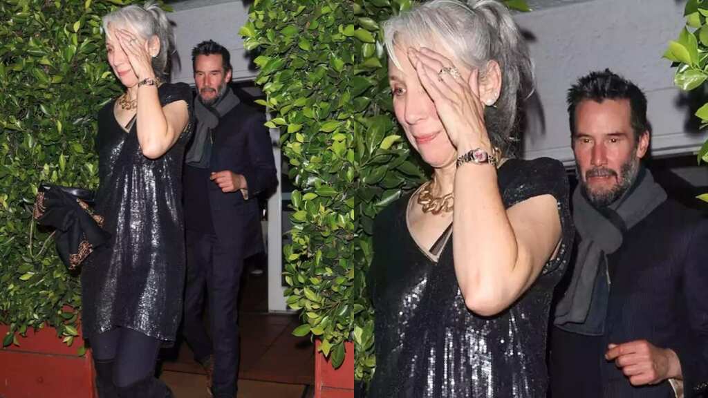 Keanu Reeves takes girlfriend Alexandra Grant out for dinner; see pics