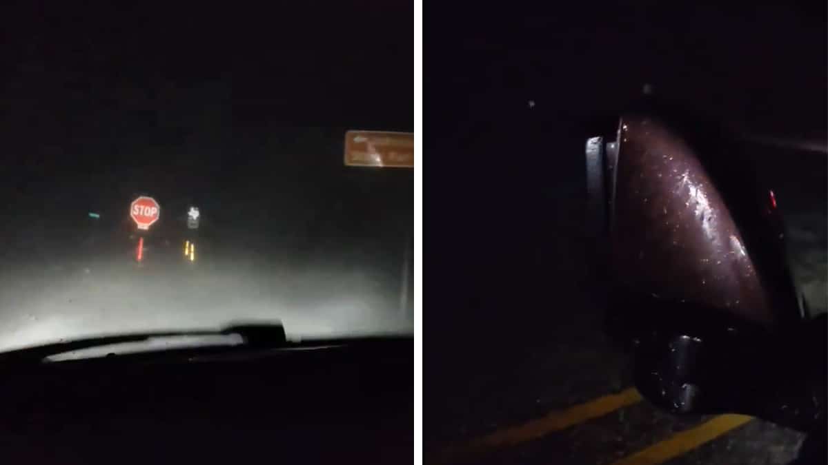 Watch: Horrifying video of violent Texas tornado shows ordeal of two women trapped in car Watch: Horrifying video of violent Texas tornado shows ordeal of two women trapped in car