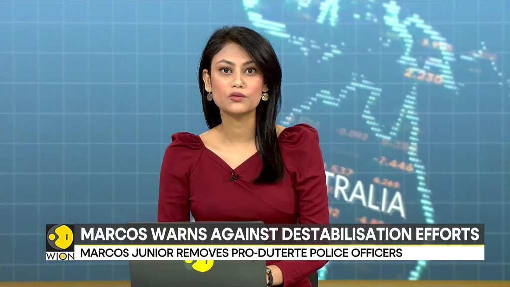 Philippines’ Marcos Jnr removes 35 police officers, warns against destabilisation efforts