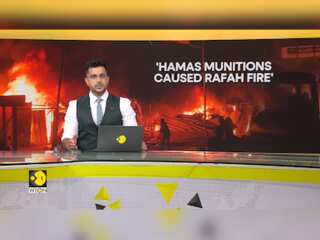Israel-Hamas War: IDF says stored munitions may be behind Rafah camp fire