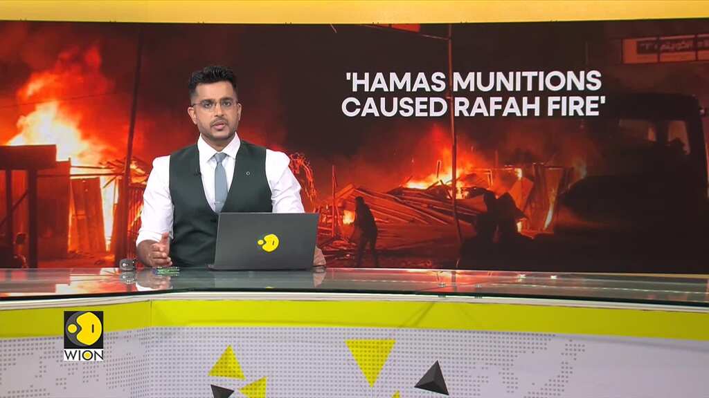 Israel-Hamas War: IDF says stored munitions may be behind Rafah camp fire