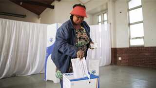 South Africans vote with ANC rule in balance