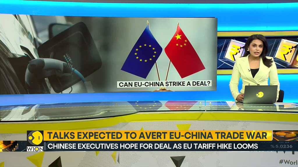 Chinese executives hope for deal as EU tariff hike looms