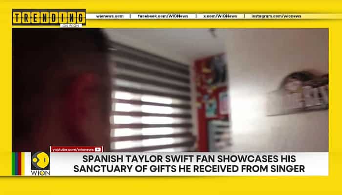 Spanish Taylor Swift fan showcases his sanctuary of gifts he received from singer | Trending on WION