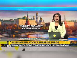 Russia's overheating economy puts rate hike back on table