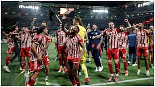 Olympiakos beat Fiorentina in extra time in Europa Conference League final