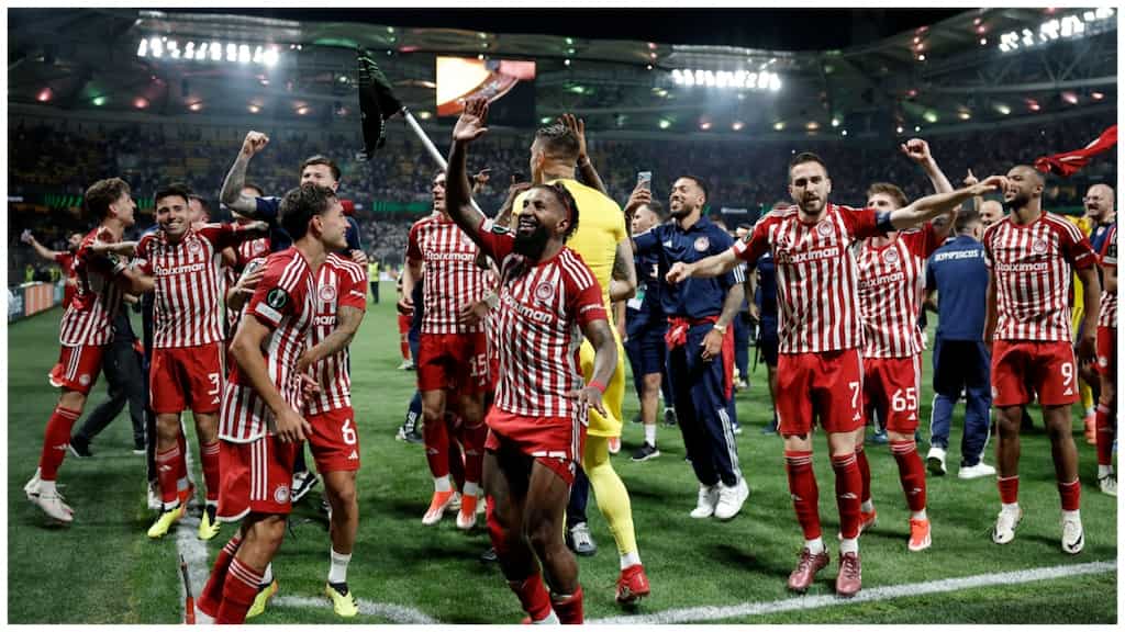 Olympiakos beat Fiorentina in extra time in Europa Conference League final