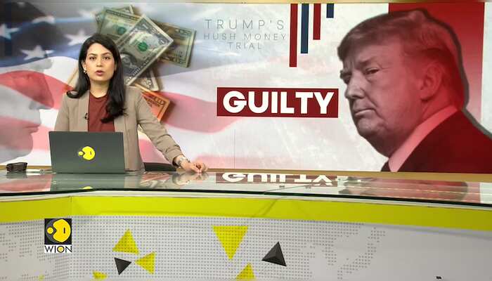 Trump's Hush Money Case: DonaldTrump guilty on all counts in Hush-Money case | WION