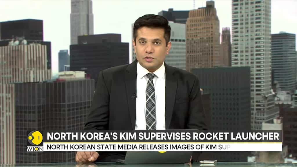 North Korea's Kim supervises rocket launcher