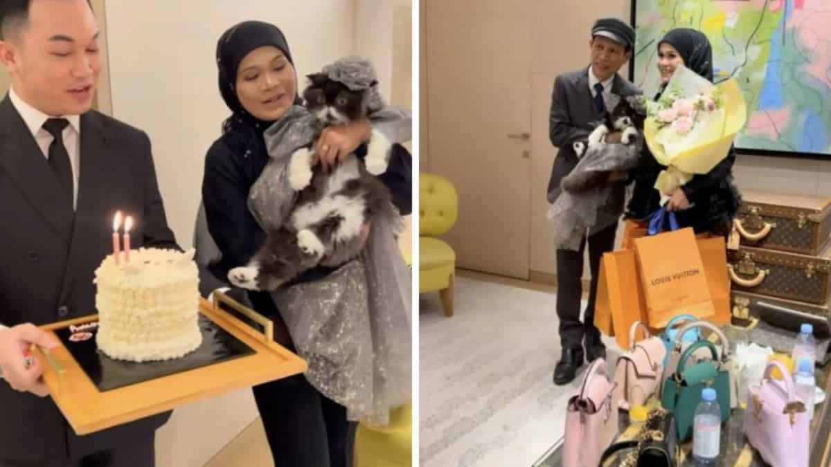 Malaysian couple slammed for celebrating their cat's birthday at Louis Vuitton boutique