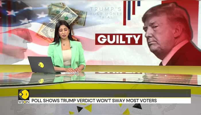 Trump's Hush Money Case: Poll shows Trump's conviction won't sway most voters