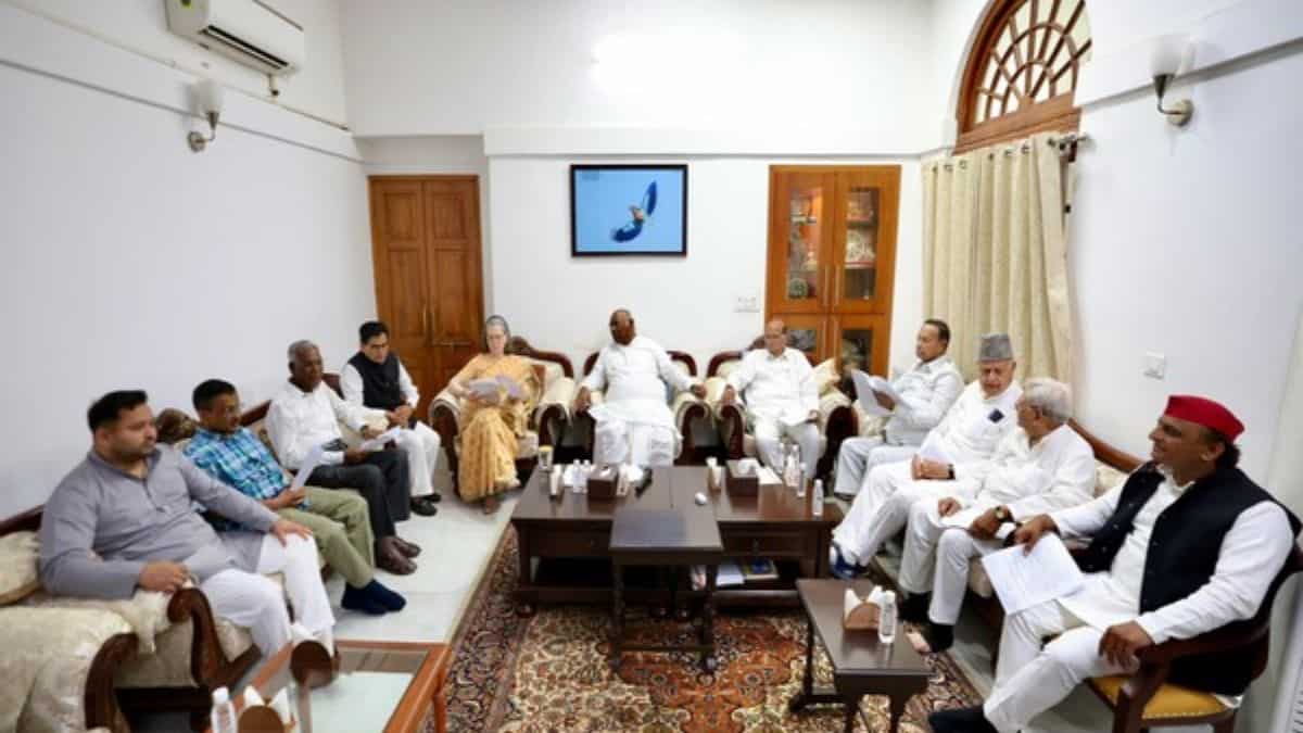 In U-turn, INDIA leaders to participate in exit poll debates; Kharge claims bloc will win 295+ seats In U-turn, INDIA leaders to participate in exit poll debates; Kharge claims bloc will win 295+ seats