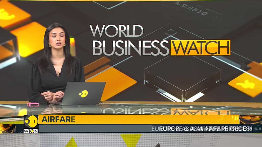 Airfares fall in Europe & Asia