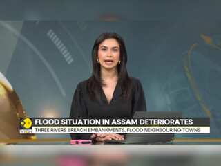 Assam: Three rivers breach embankments, flood neighbouring towns