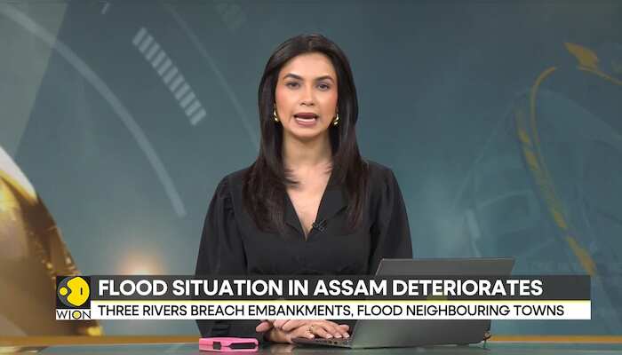 Assam: Three rivers breach embankments, flood neighbouring towns